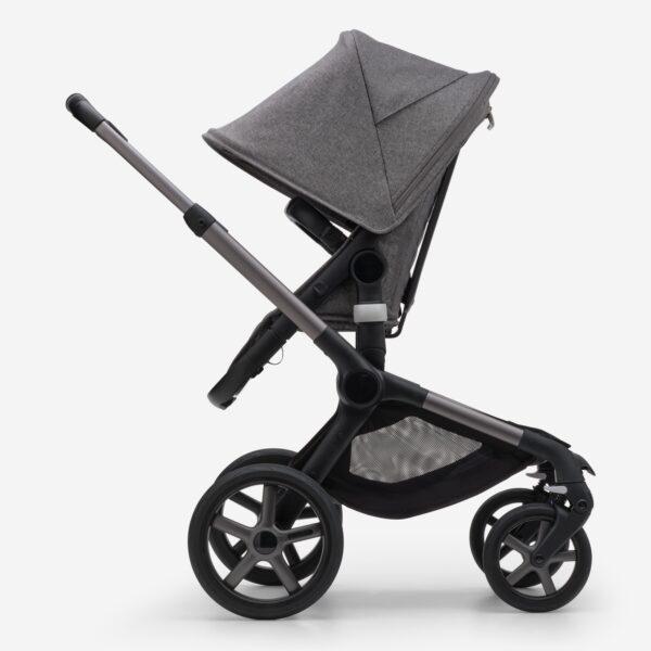 Коляска 2в1 Bugaboo Fox 5 complete GRAPHITE/GREY MELANGE-GREY MELANGE